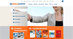 Desktop Screenshot of benelux-scientific.nl